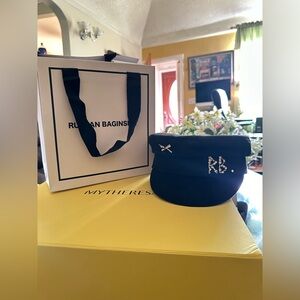 RUSLAN BAGINSKIY EMBELLISHED HAT